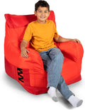 Big Joe Dorm Bean Bag Chair with Drink Holder and Pocket