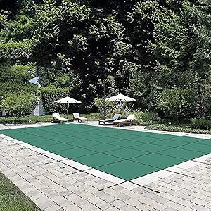 Inground Pool Safety Cover 20ft x 40ft Rectangle with 15-Year Warranty