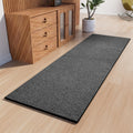 Runner Rug with Non Slip Rubber Backing 2x8 ft - Soft Low Pile Runner