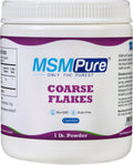 MSMPure Coarse MSM Powder Flakes 1 lb - US-Made OptiMSM Purity