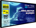 Fixed Frame 100in 16:9 Projection Screen - Crisp 4K / 8K Image