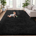 5x8 Area Rug for Living Room: Fluffy Shag Soft Washable Rug