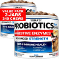 YUMA'S Probiotics for Dogs - Digestive Enzymes Chews for Relief