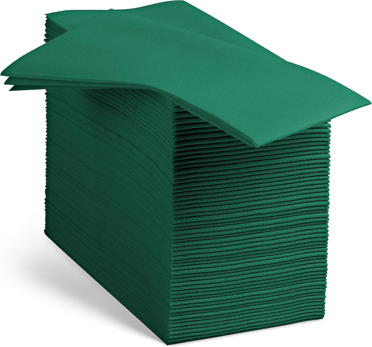 100 Linen-Feel Colored Paper Napkins for Elegant Events