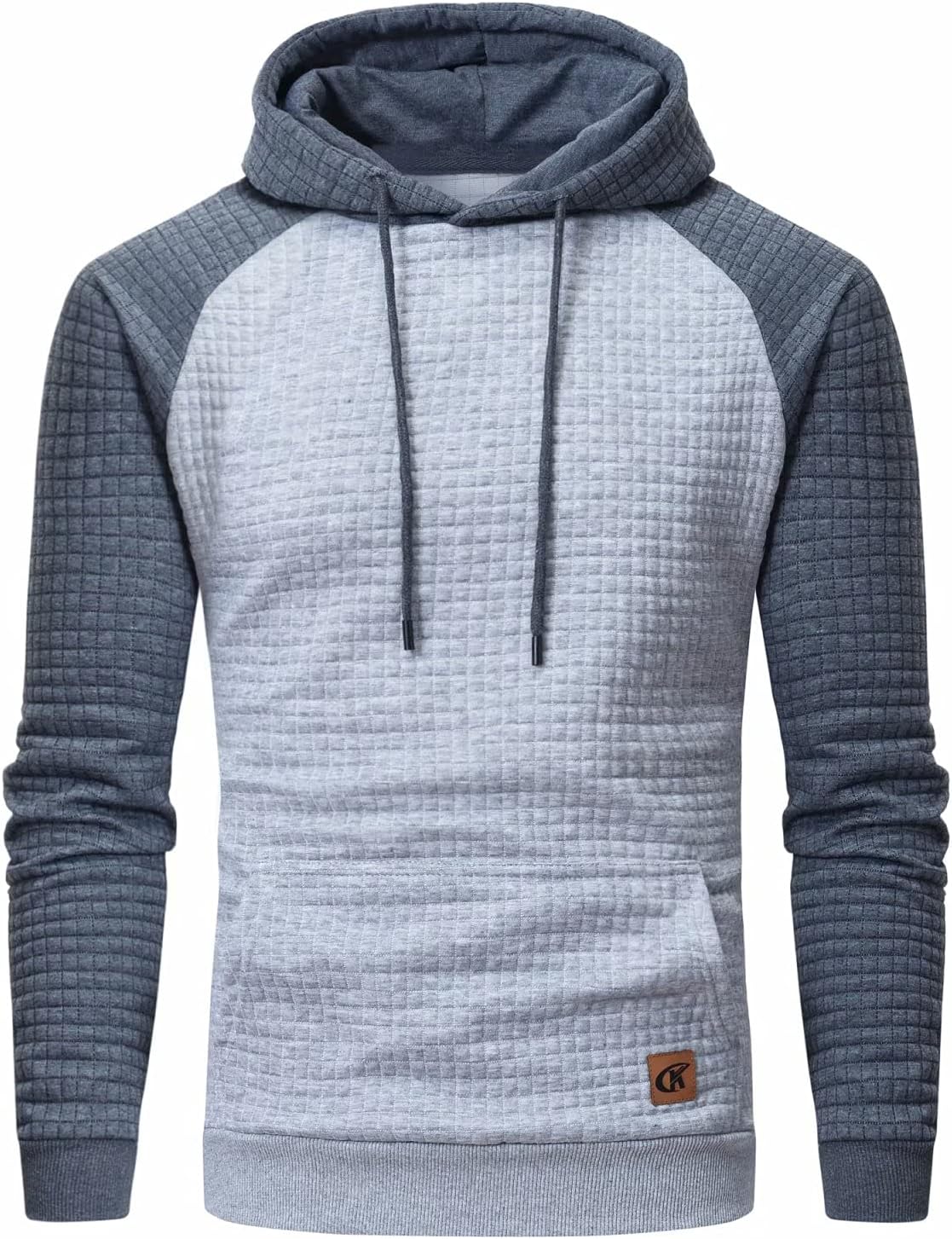 Yundobop Plaid Jacquard Hoodie: Hipster Comfort