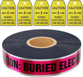 1000 ft Caution Buried Electric Line Below Safety Tape - Detectable