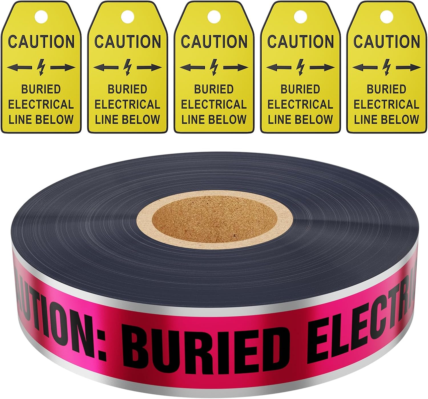 1000 Feet Caution Buried Electric Line Below Safety Tape Review