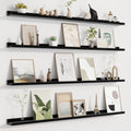 Picture Ledge Shelf for Wall - Floating Shelves Set of 4