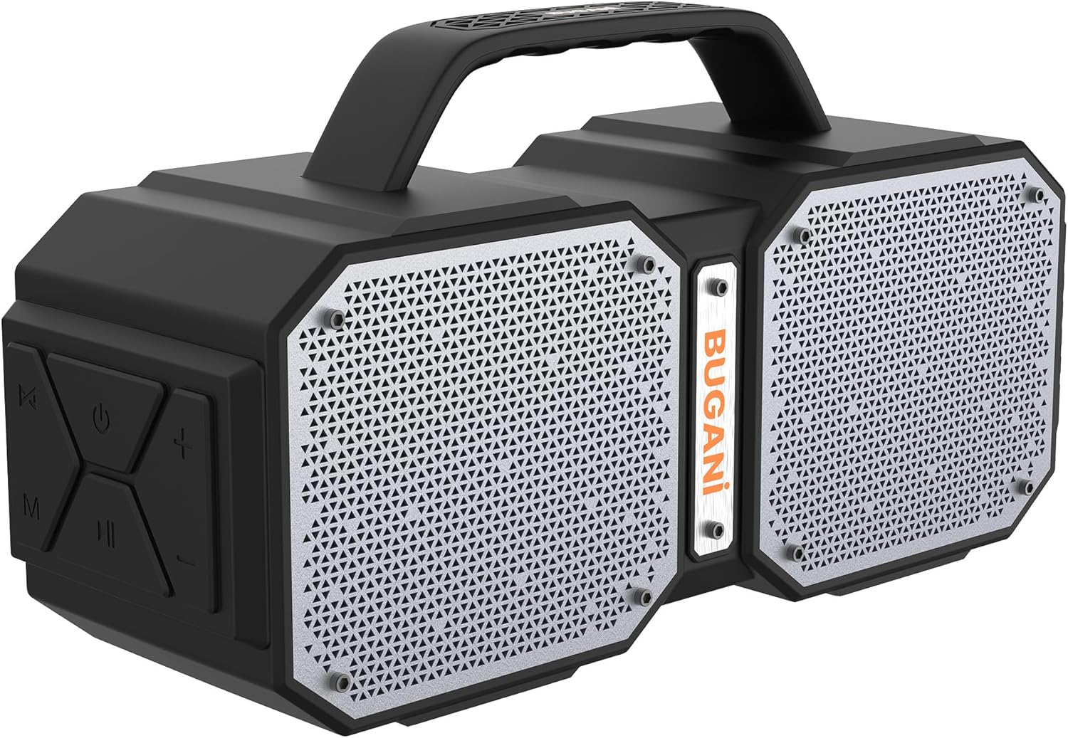 BUGANI Bluetooth Speaker: Waterproof 60W Outdoor Wireless Sound
