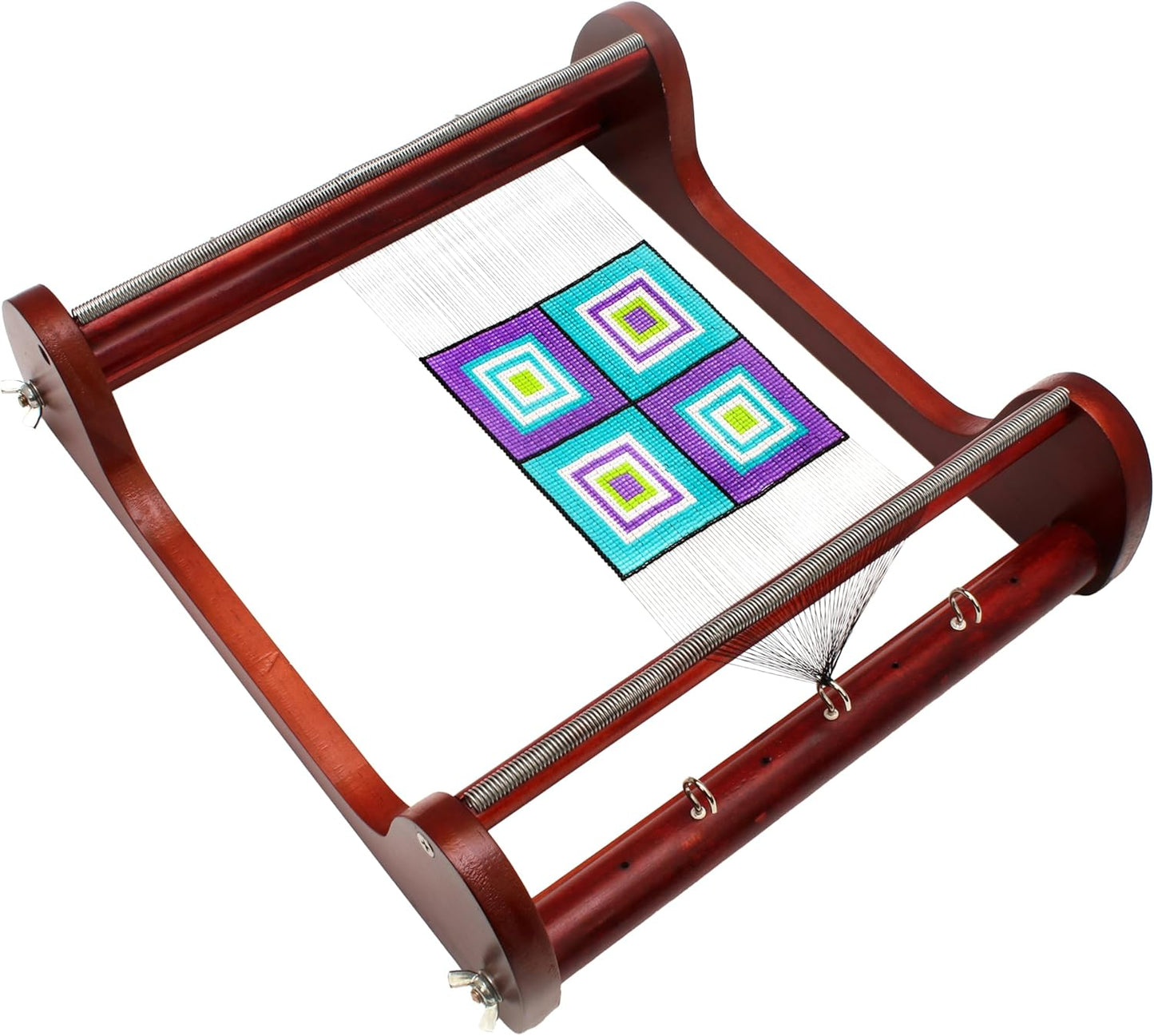 The Beadsmith Wooden Bead Loom for Jewelry Projects and Crafts