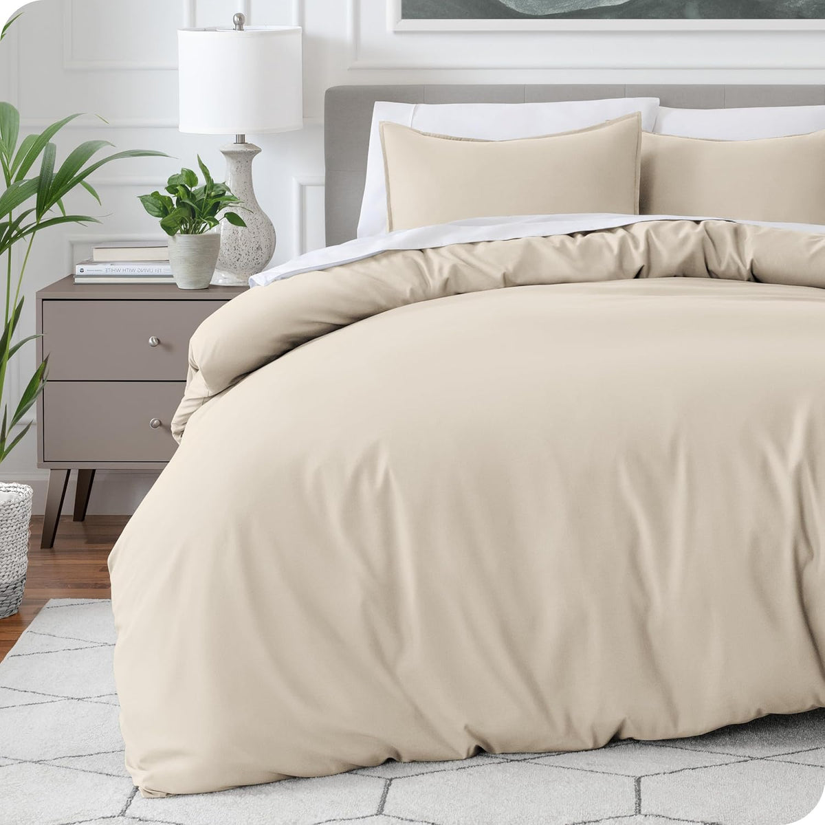Bare Home King Size Duvet Cover - Premium Soft Bedding Set