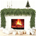 9FT Faux Cedar Garland for Christmas Decor and Holiday Cheer