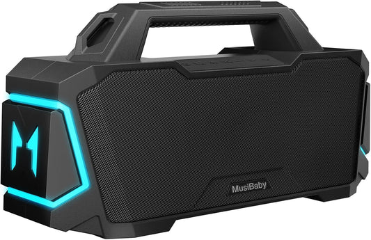 MusiBaby M1 Bluetooth Speaker: Loud Stereo Sound & Deep Bass