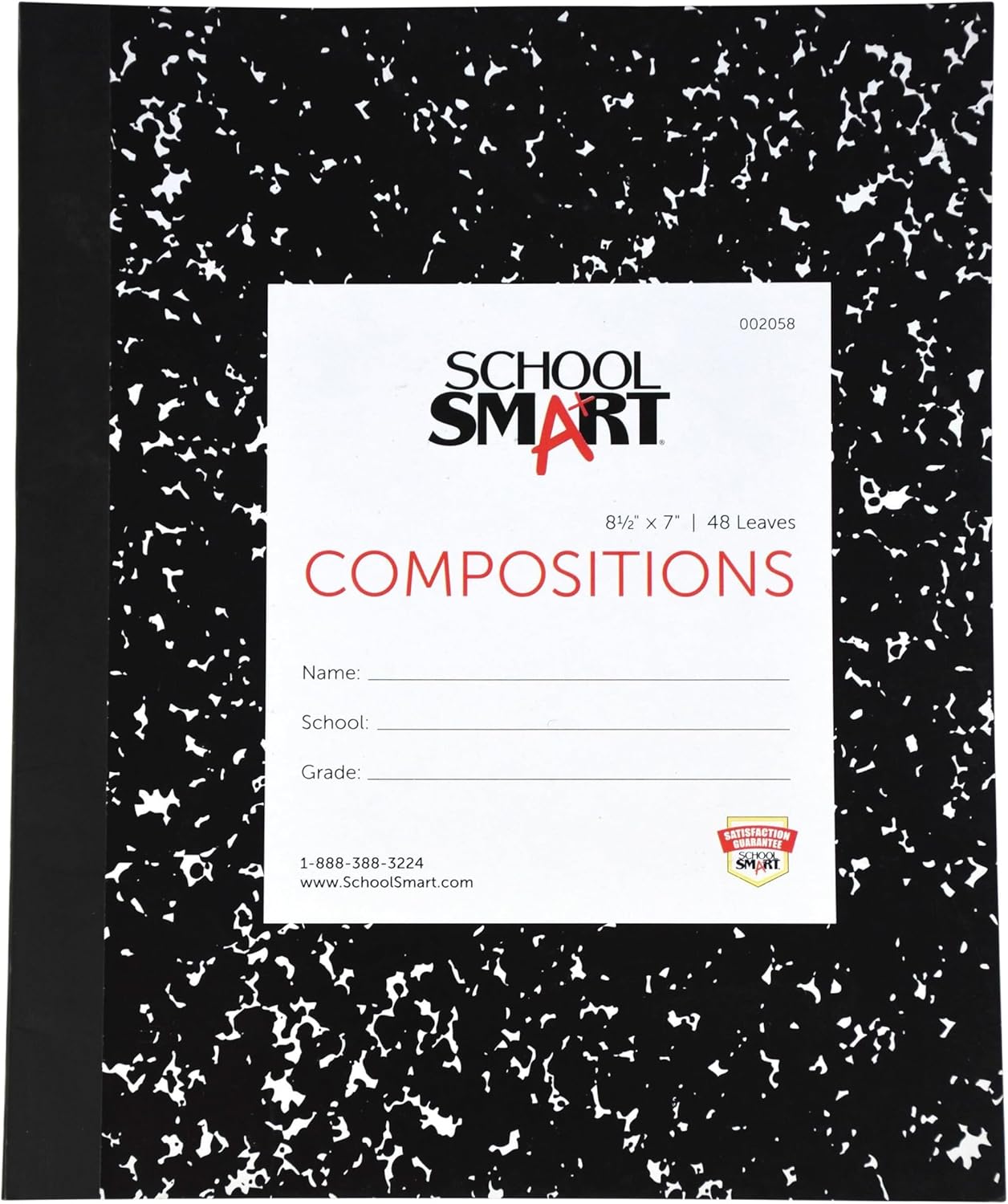 School Smart Flex Cover Composition Book, 48 Sheets