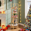 TUTOTAK Bookshelf 6-Tier Tall Narrow Bookcase - Space-Saving Storage