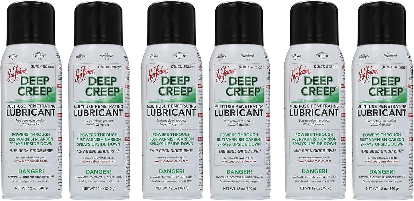 Sea Foam DC-14 Deep Creep Lubricant - Versatile 12 oz Spray