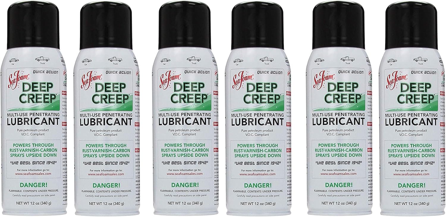 Sea Foam DC-14 Deep Creep Lubricant - Versatile 12 oz Spray