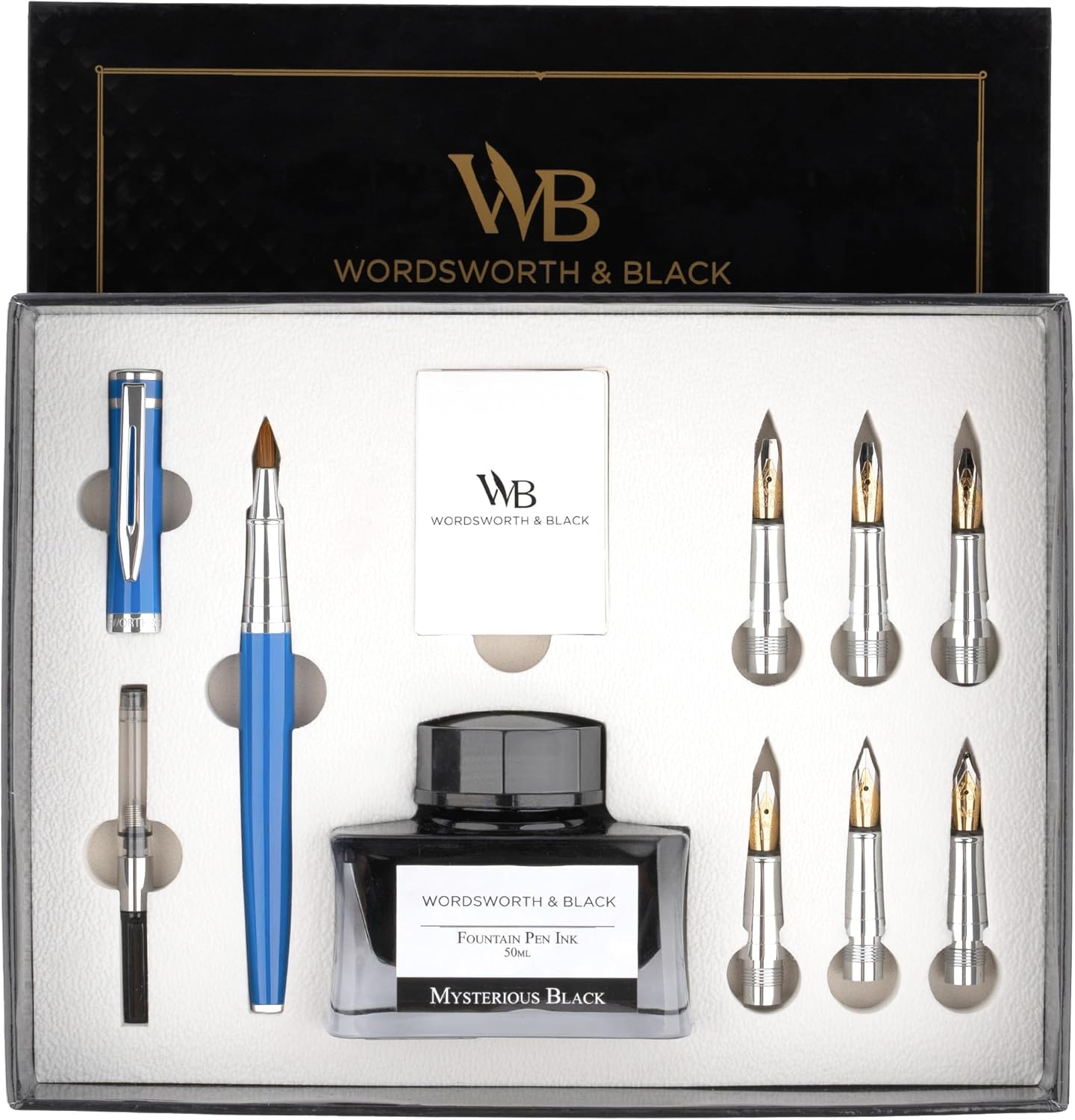 Wordsworth & Black Calligraphy Pen Gift Set for Smooth Writing