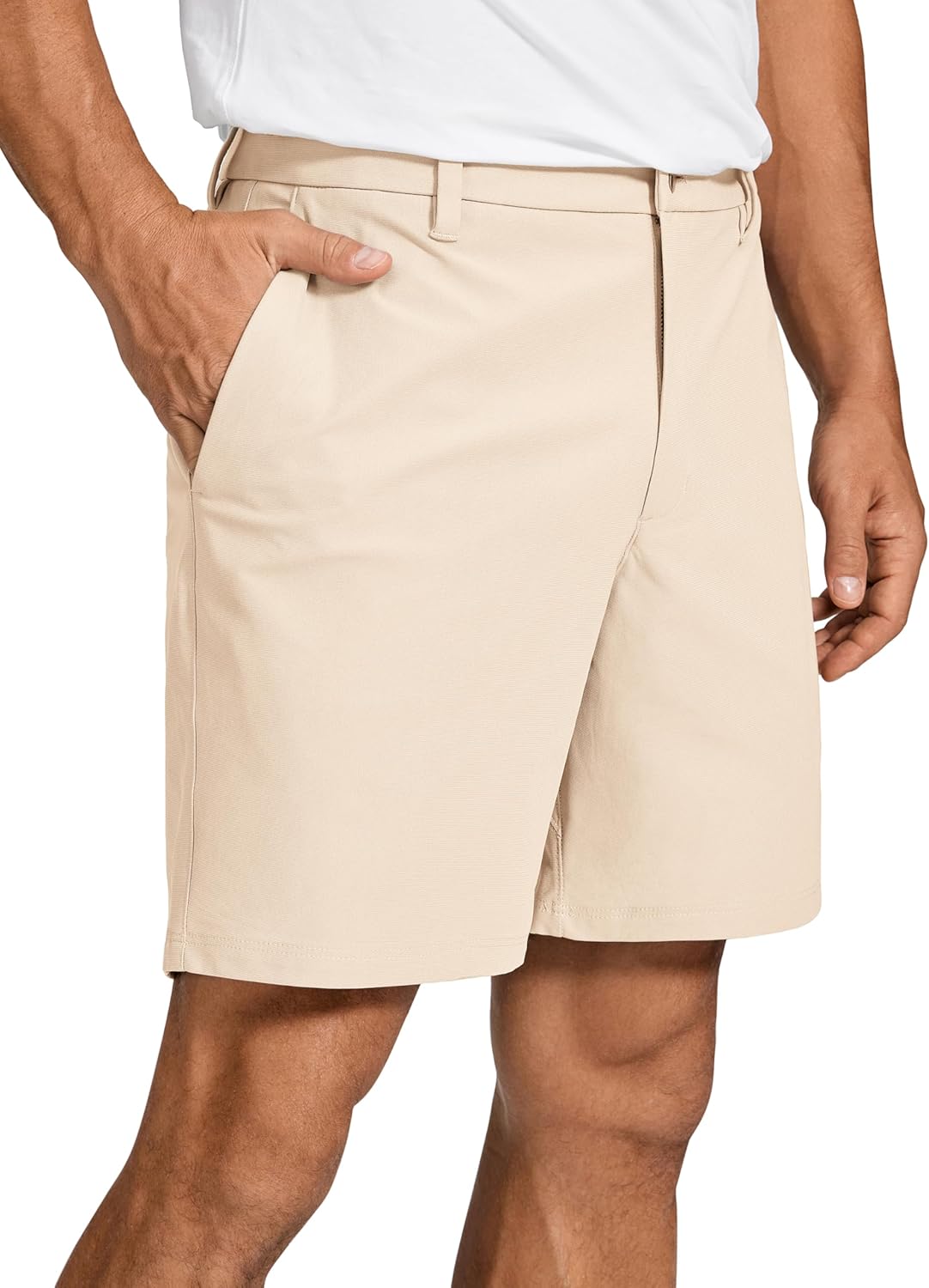 CRZ YOGA Men's All Day Comfy Golf Shorts for Casual Wear