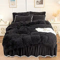 Luxury Plush Shaggy Duvet Cover Set - Soft Faux Fur Comfort