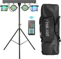 5 in 1 DJ Lights with Stand 5.9ft - Portable Party Lighting Kit