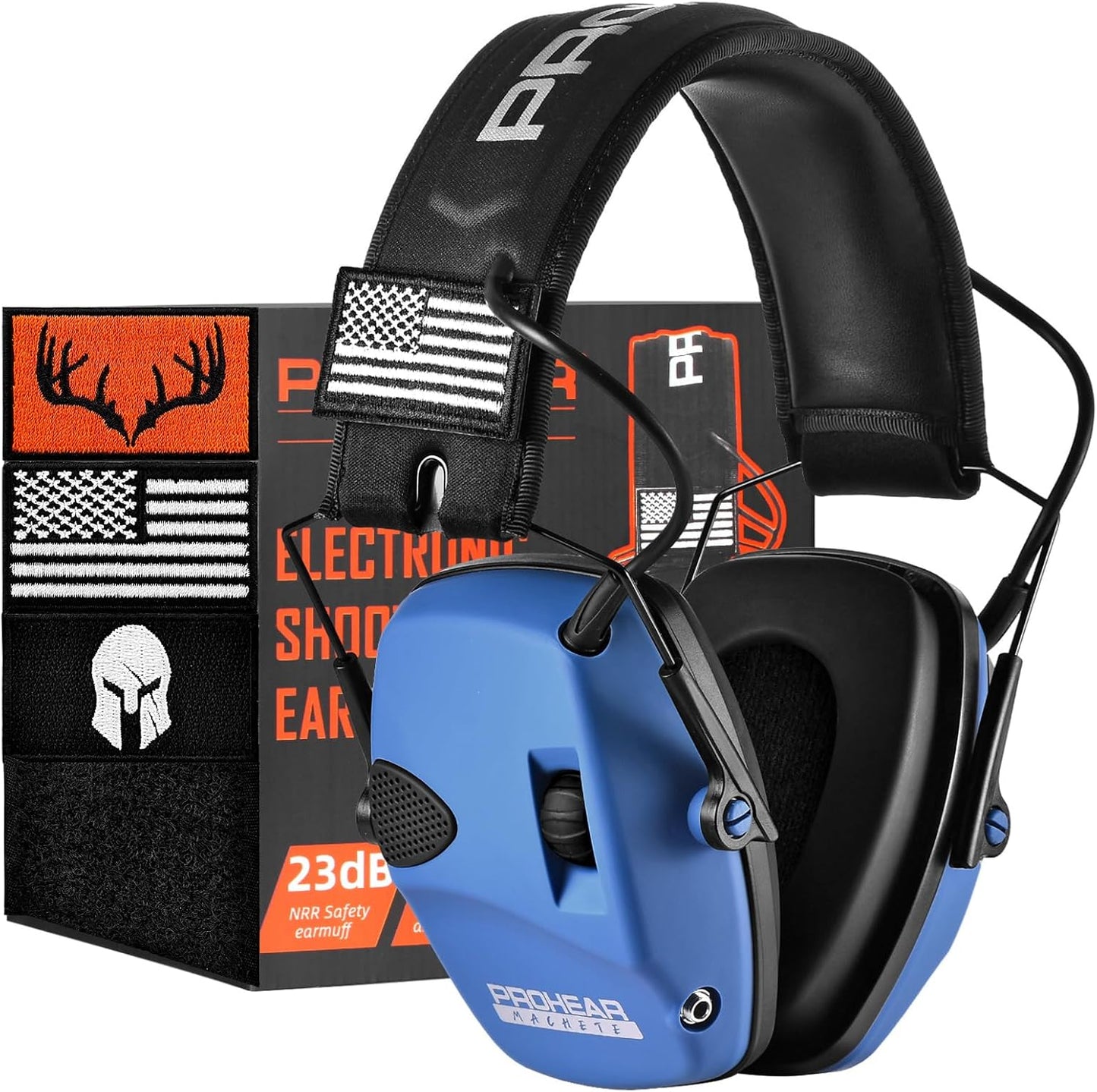 PROHEAR Electronic Ear Protection Muffs for Shooting and Hunting