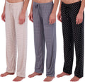 Womens Ultra-Soft Comfy Pajama Lounge Pants 3 Pack - Cozy Everyday in
