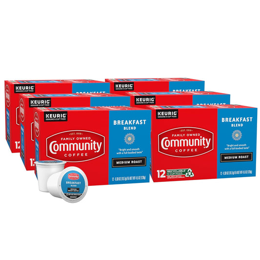 Community Coffee Pods- 72 Count Medium Roast for Keurig 2.0