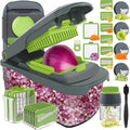 Veggie Chopper and Dicer 12-in-1 - Mandolin Slicer with Container
