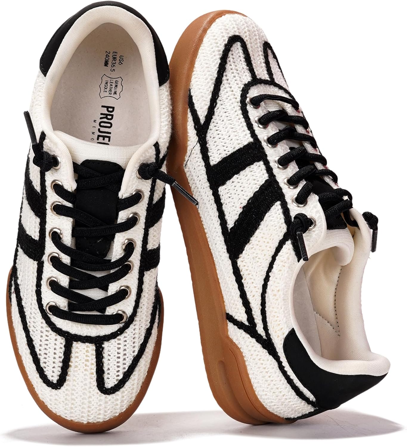 Project Cloud Genuine Leather Casual Sneakers for Women Comfort