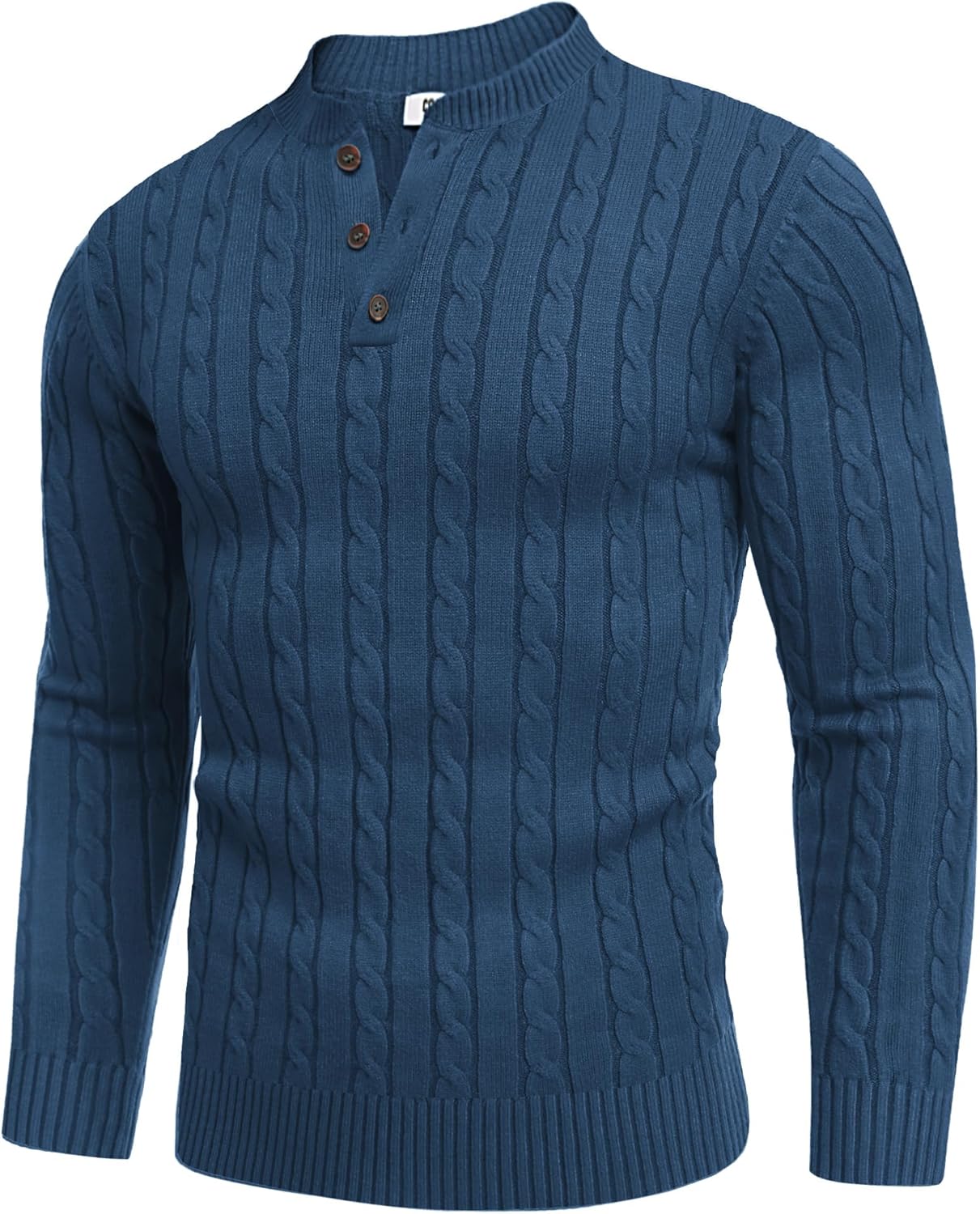 COOFANDY Men Casual Knit Sweater for Stylish Comfort
