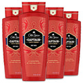 Old Spice Red Collection Captain Scent Body Wash (Pack of 4)