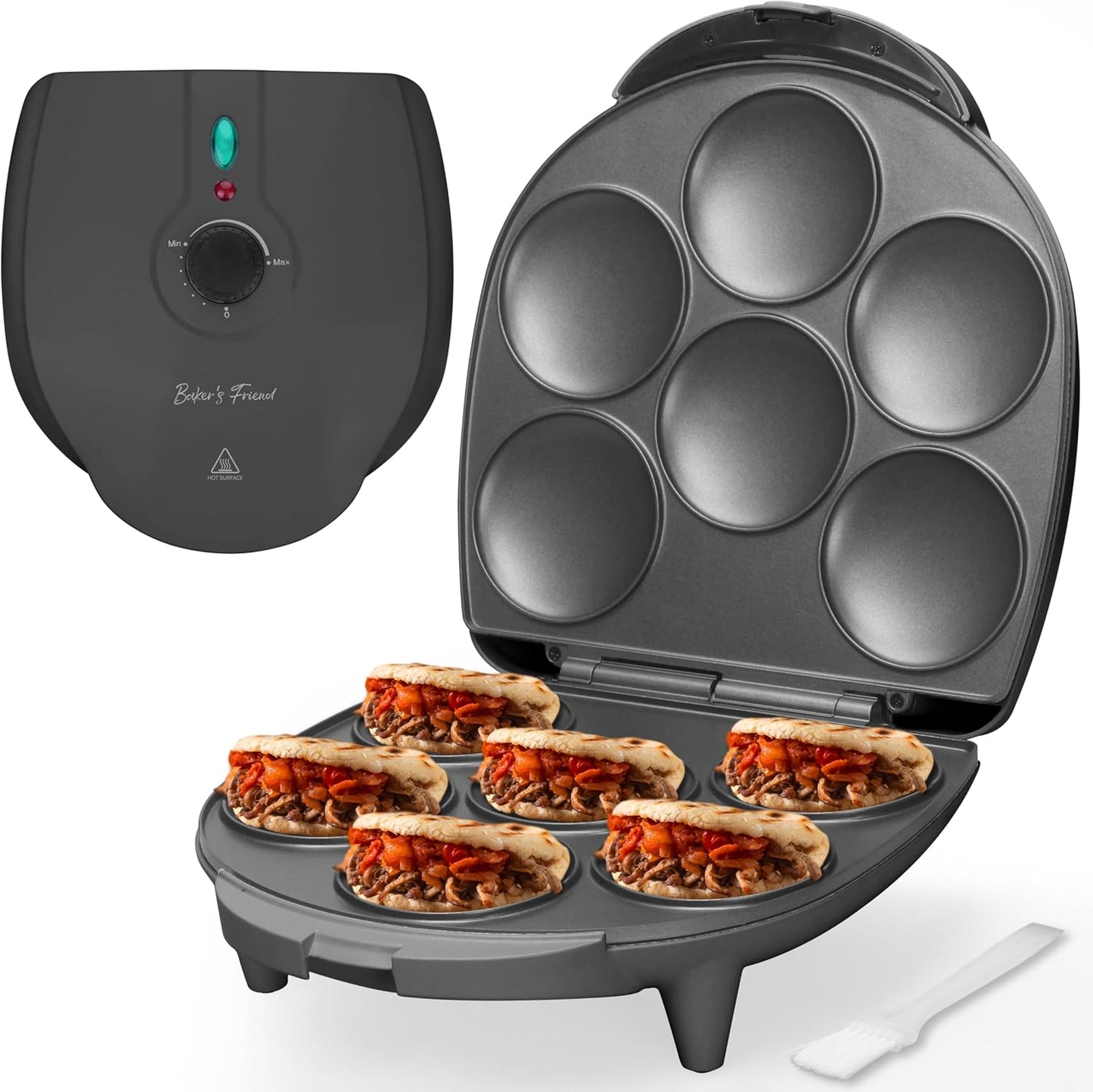 Baker's Friend Electric Arepas Maker for Perfect Breakfasts