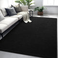 Rugs for Bedroom Living Room 5x7 ft Black Area Rug - Washable Comfort