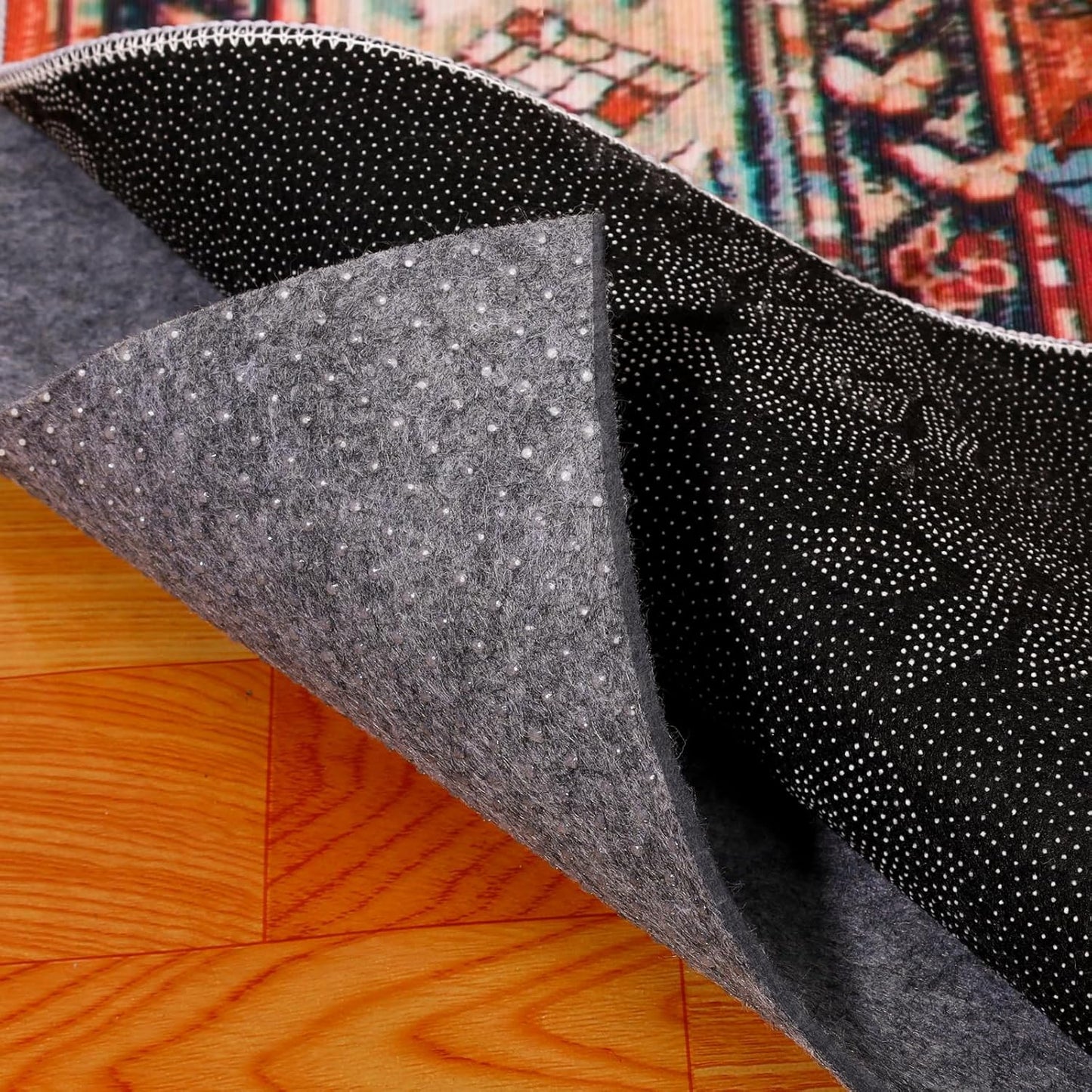 Non Slip Rug Pad 1/4 Extra Thick Felt for Area Rugs 9X12 ft