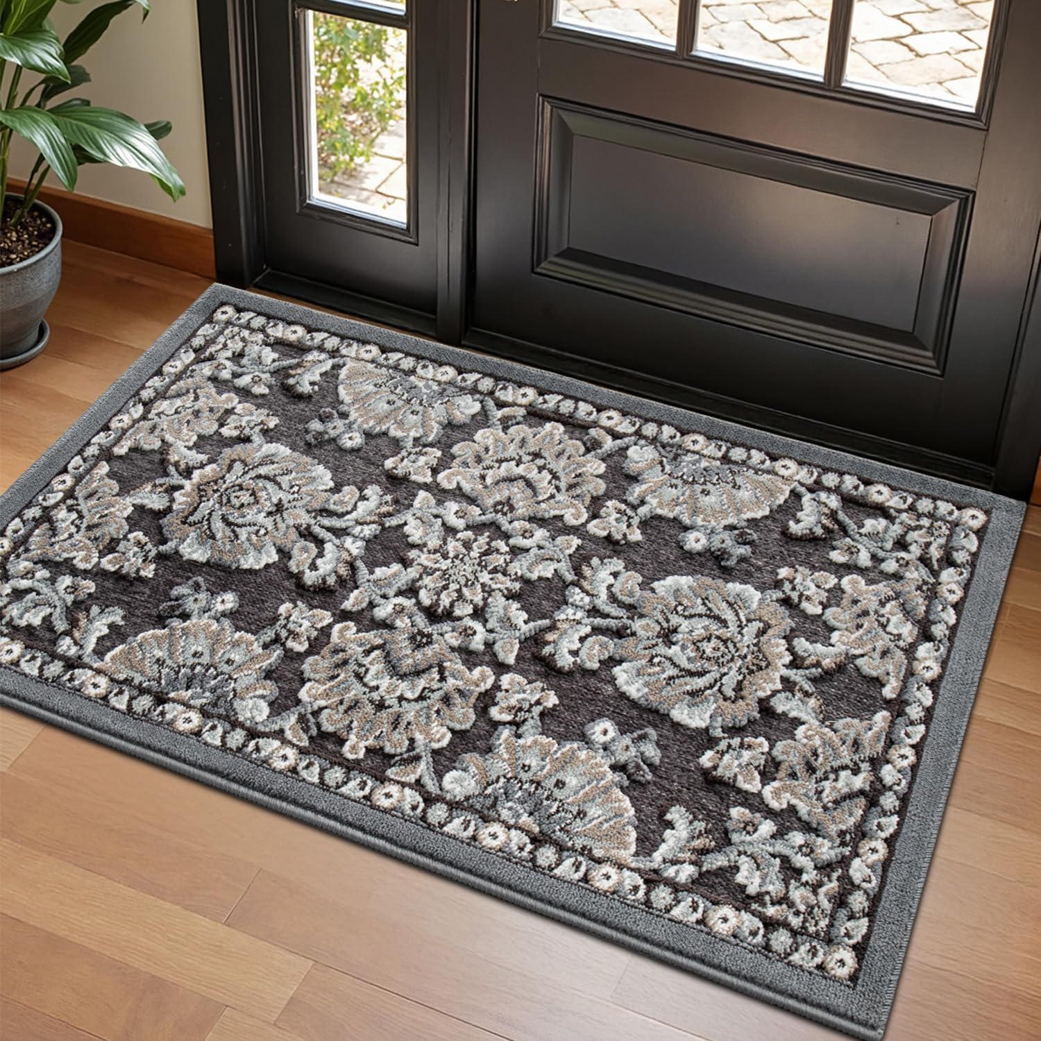 LUMI Indoor Door Mat for Entrance 20x32, Luxury Doormat
