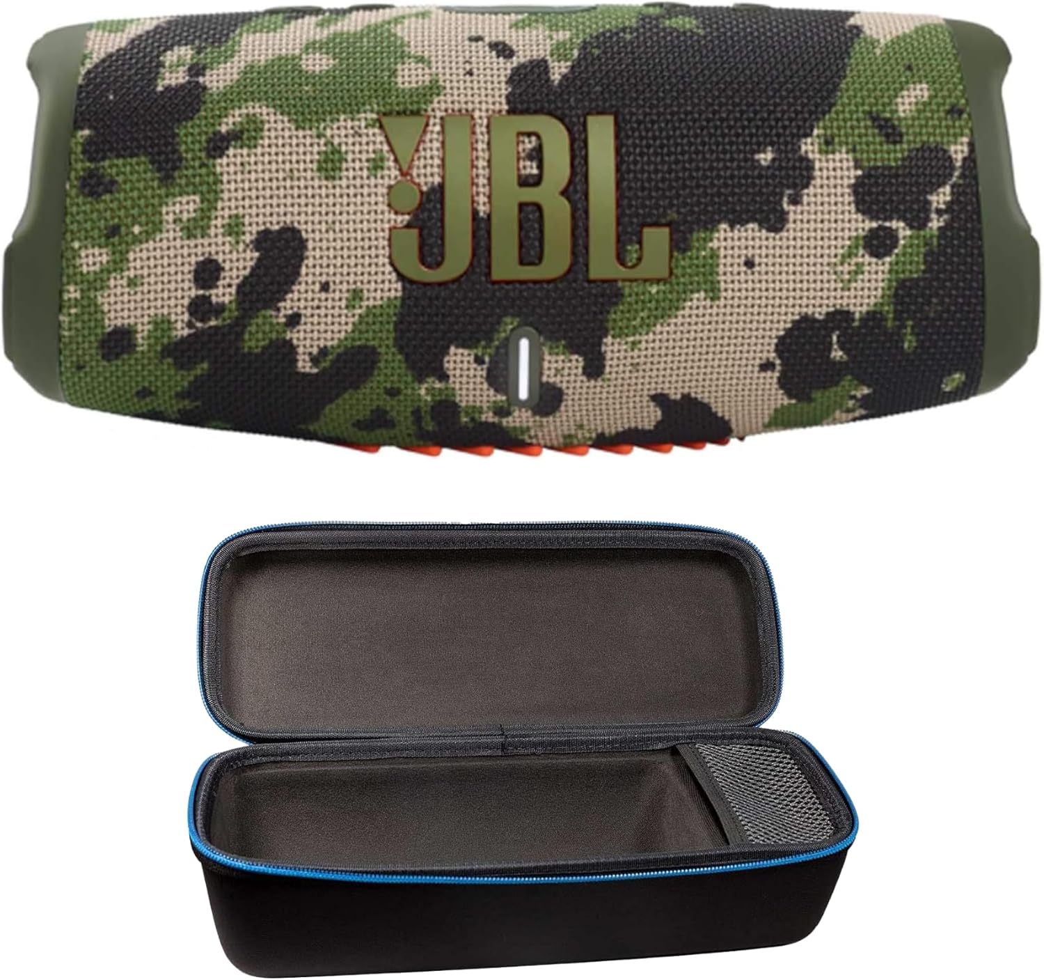 JBL Charge 5 (Camouflage) with Protective Hardshell Case