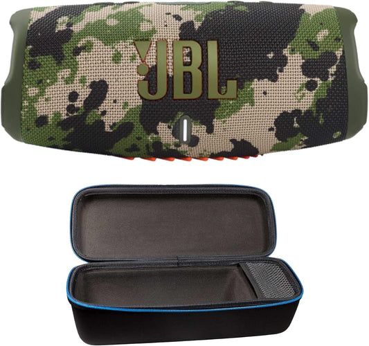 JBL Charge 5 (Camouflage) with Protective Hardshell Case