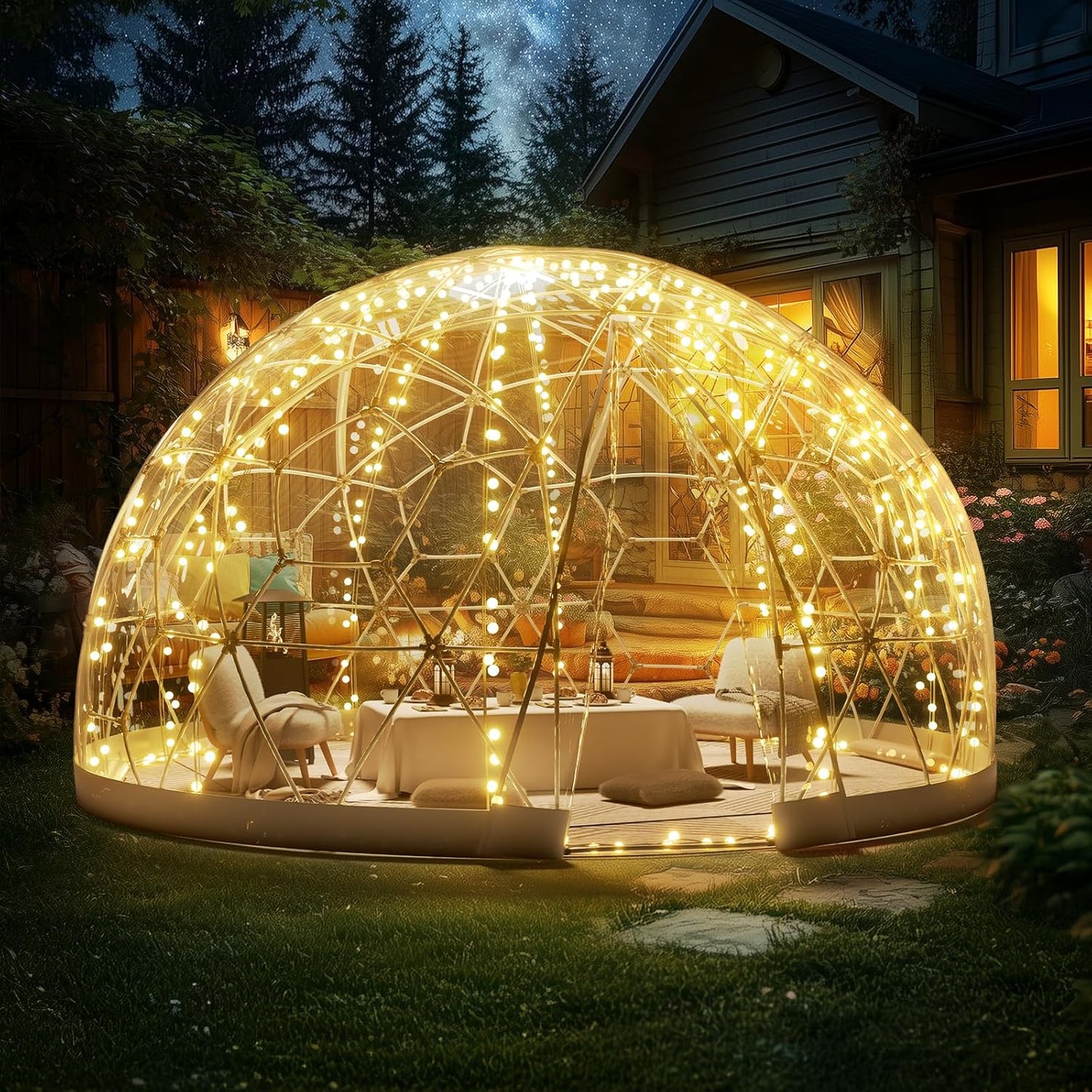 VEVOR Garden Dome Igloo Tent: Waterproof & Transparent Cover