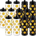 Water Bottle Bulk 20 oz Sports Ball Cups - Pack of 12 for Teams