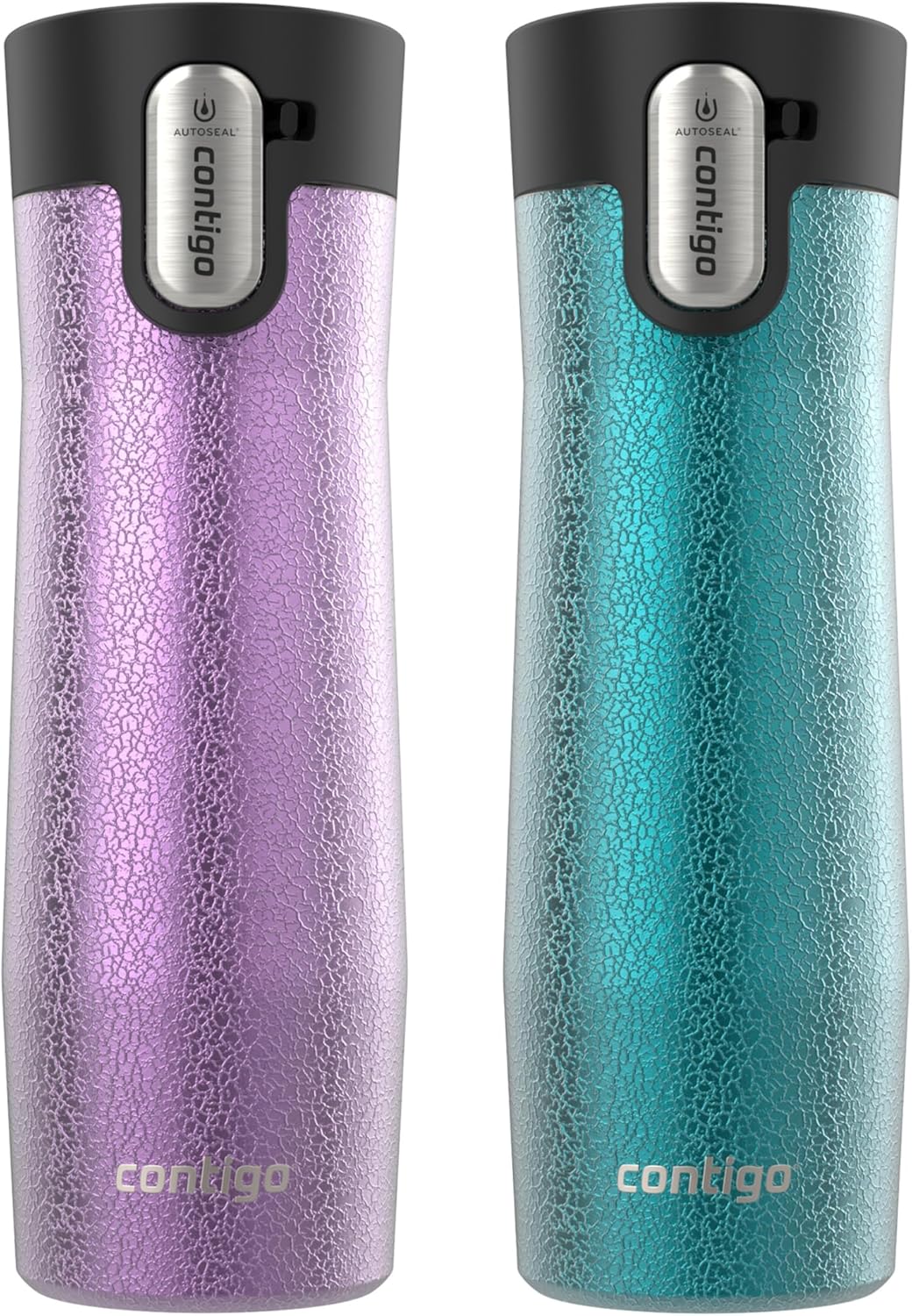 Contigo 2-Pack Vacuum-Insulated Travel Mugs, Easy-Clean Lid