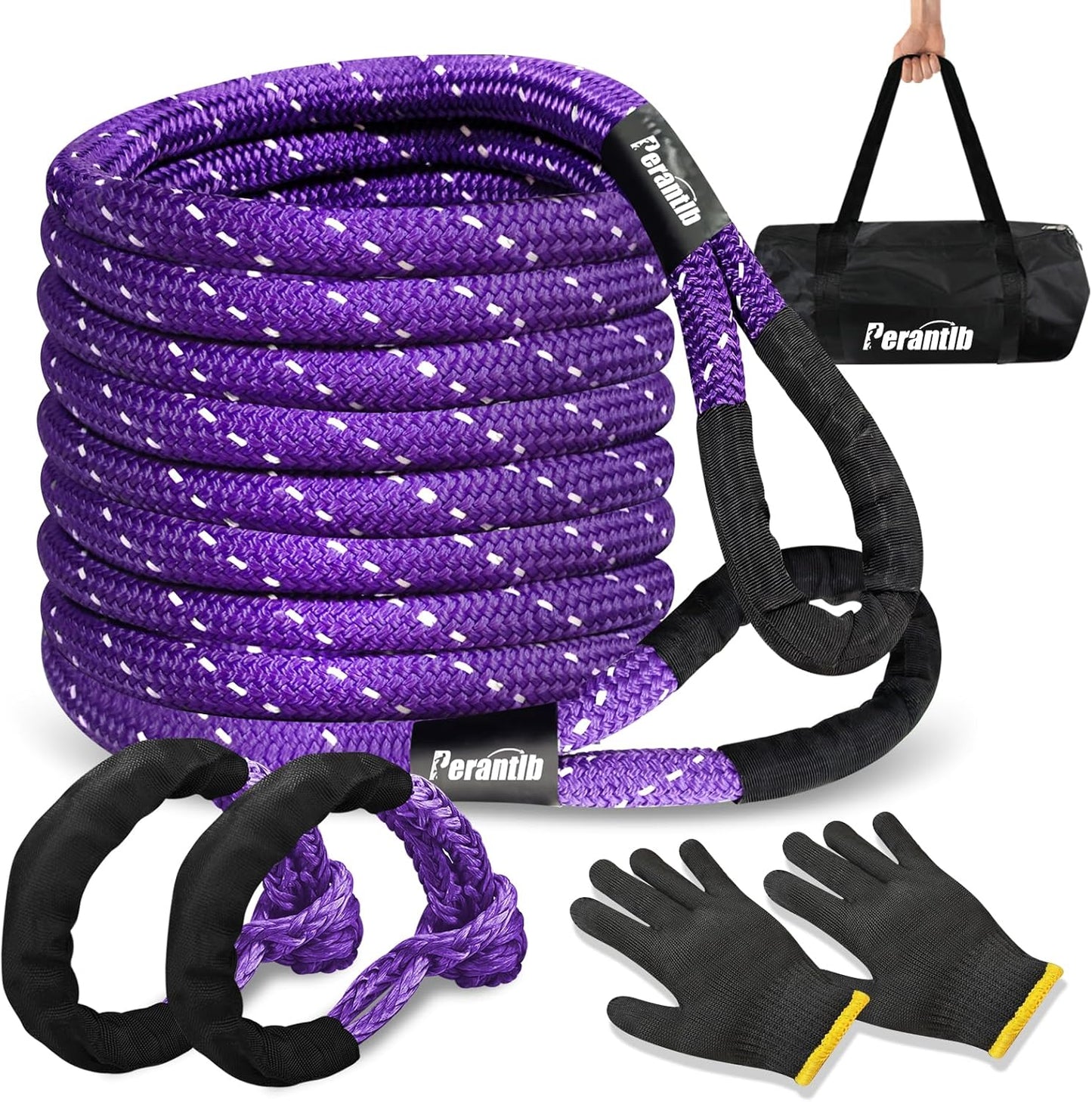 Kinetic Energy Recovery Rope 1in x 30ft for Off-Road Vehicles