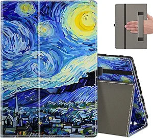 COOWPS Folio Case for Fire HD 10 Plus Tablet - Starry Sky Design