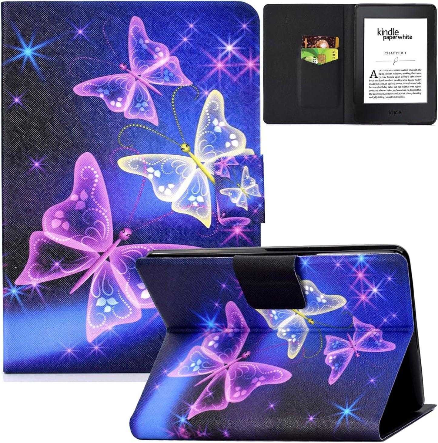Case for Kindle Paperwhite with Auto Sleep/Wake Feature and Slots