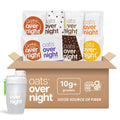 Overnight Oats 8 Pack Vegan Variety with Shaker Bottle - Ready