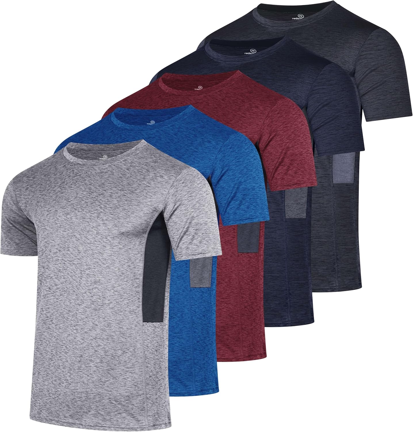 Mens Short Sleeve Dry Fit T-Shirts for Gym and Casual Wear