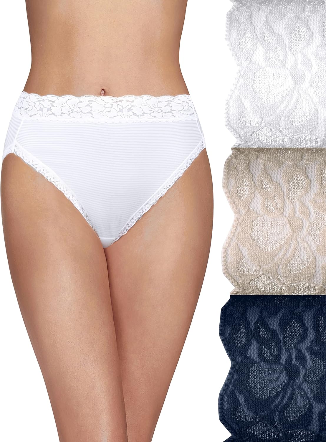 Flattering Lace Panties with Superior Stretch for Comfort