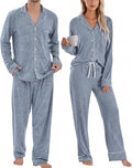 Matching Pajamas for Couples Button Down Loungewear - Cozy Sets