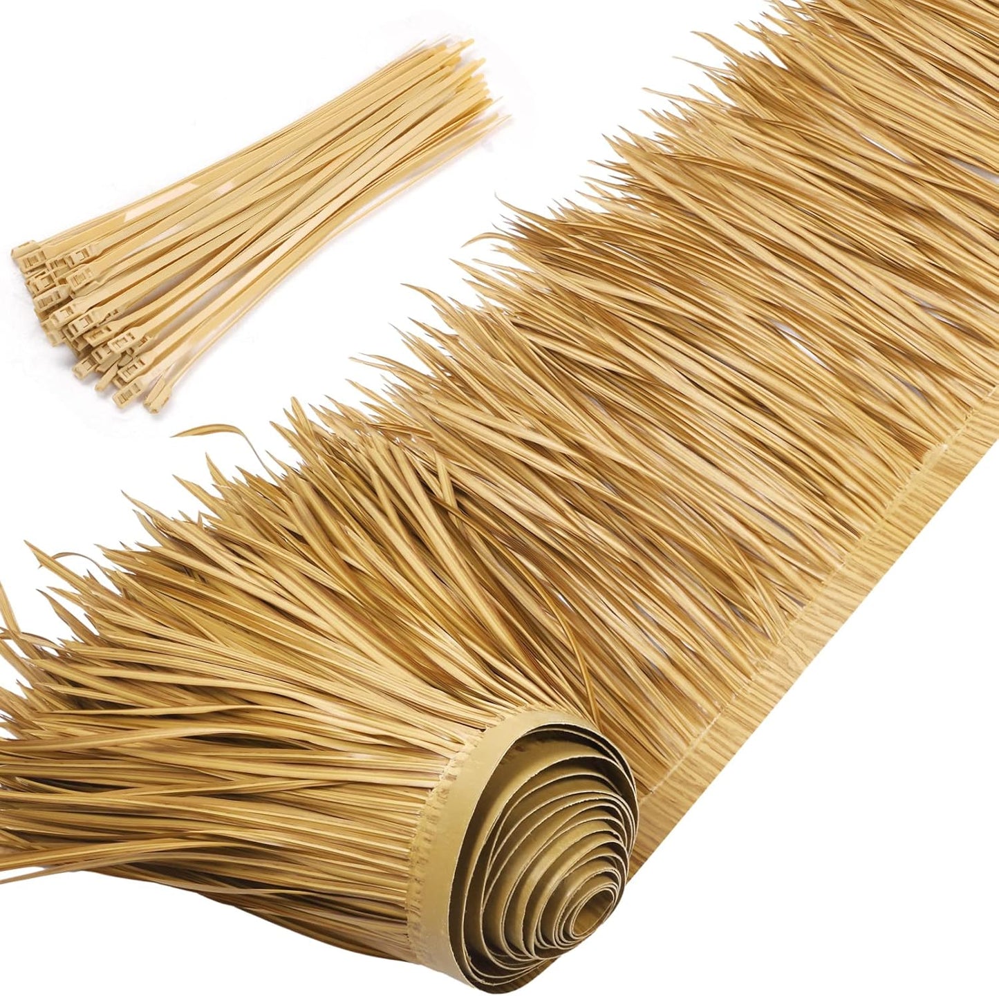 Yilloog Palm Thatch Roll for Tiki Bars and Tropical Decor
