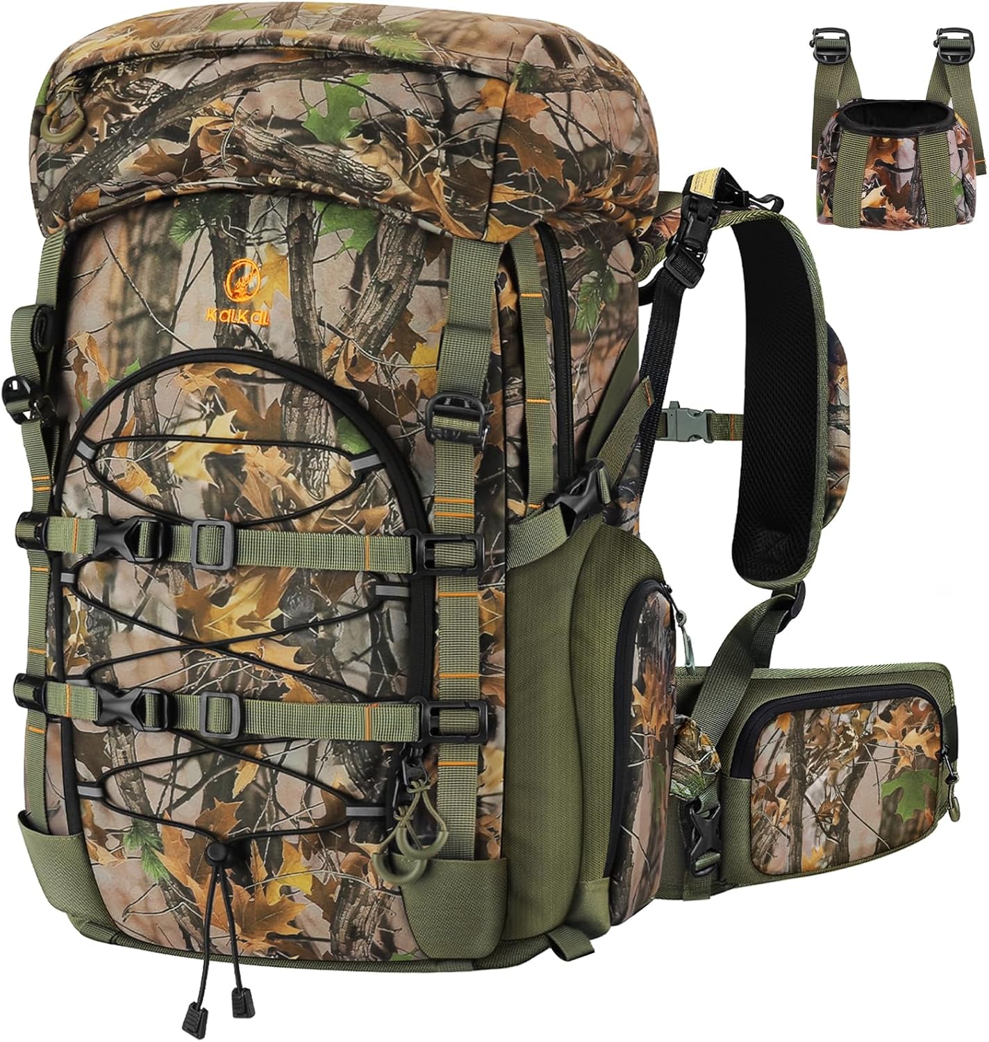 Kalkal Hunting Backpack with Magnetic Quick-Release System